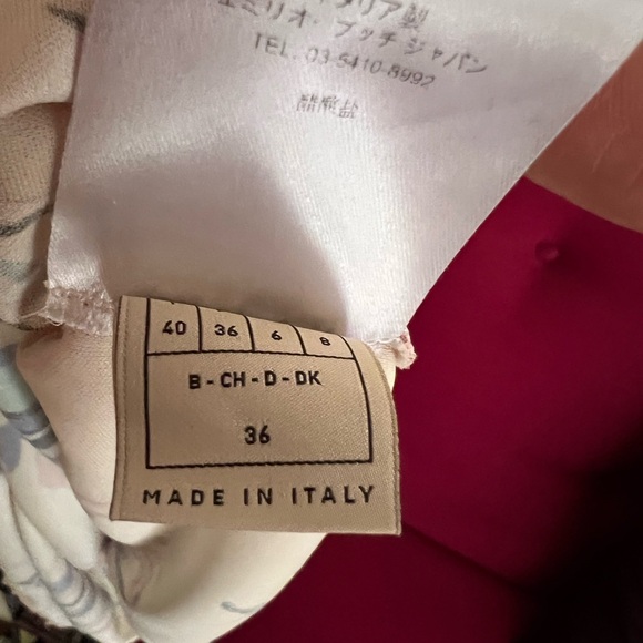 Emilio Pucci Light Silk Printed Pink Dress - Picture 4 of 4